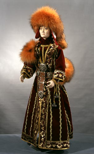 Фарфоровая кукла «Юный Чингис-хан»