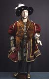 Авторская фарфоровая кукла «Генрих VIII» (увеличить)