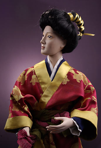 Фарфоровая кукла «Японский юноша»