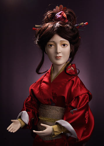 Фарфоровая кукла «Японская девушка»