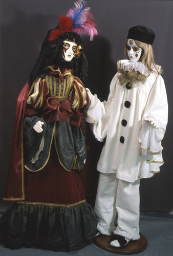 Фарфоровые куклы «Венецианские маски»