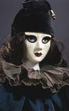 Авторская фарфоровая кукла «Венецианские маски (фрагмент)» (увеличить)