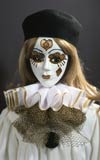 Авторская фарфоровая кукла «Венецианские маски (фрагмент)» (увеличить)